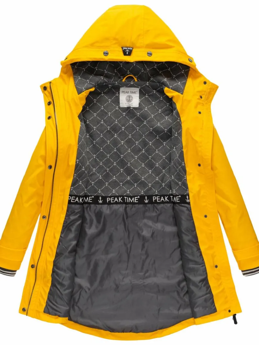 Peak Time Jacken & Westen*Damen Regenjacke - L60042 gelb uni