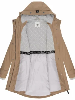 Peak Time Jacken & Westen*Damen Regenjacke - L60042 grün uni