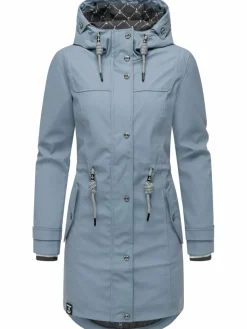 Peak Time Jacken & Westen*Damen Regenjacke - L60042 hellblau uni