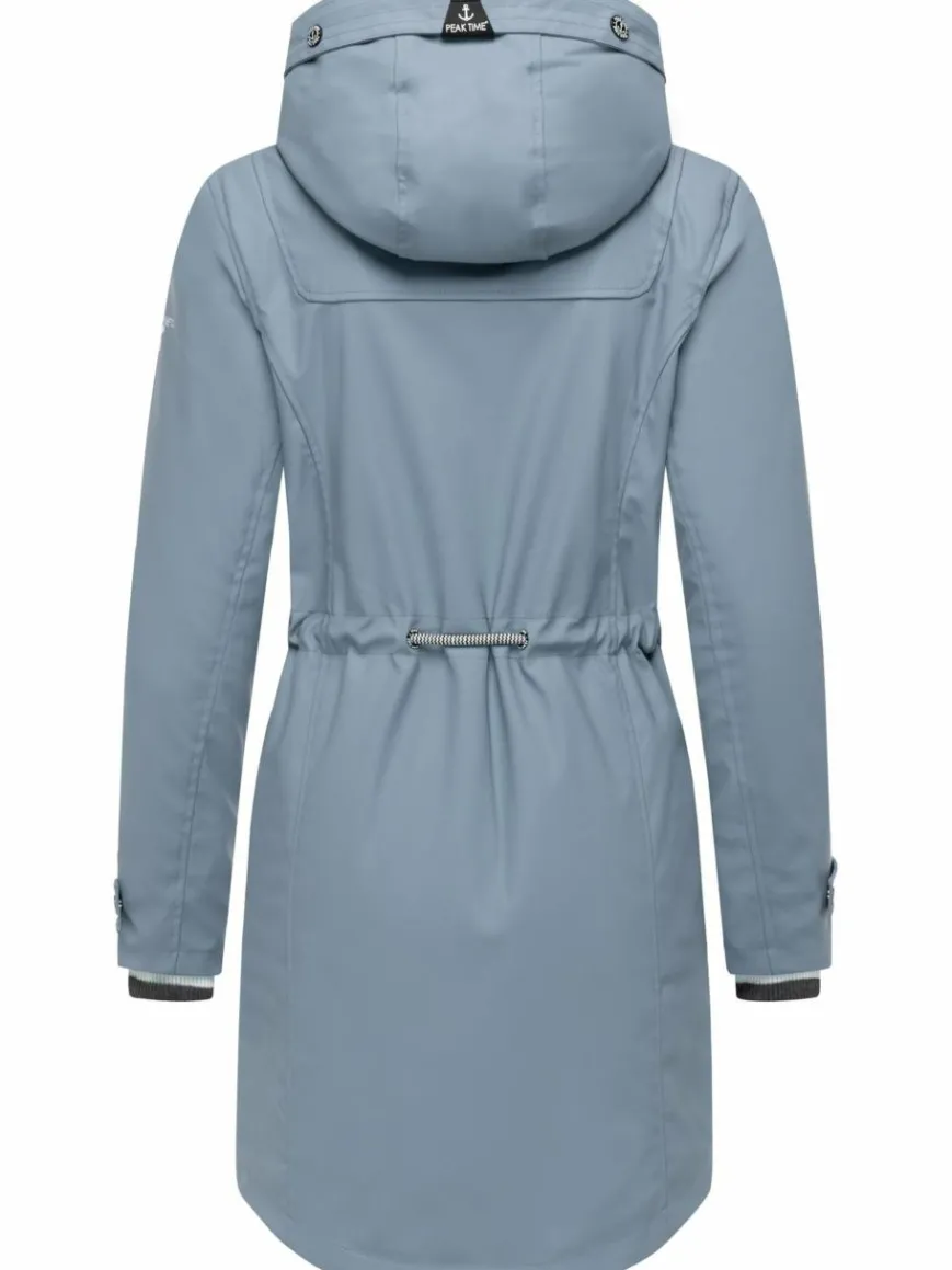 Peak Time Jacken & Westen*Damen Regenjacke - L60042 hellblau uni