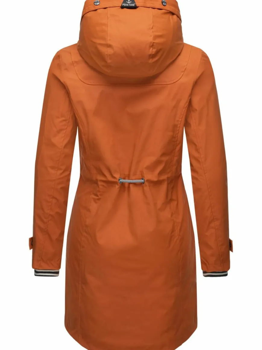 Peak Time Jacken & Westen*Damen Regenjacke - L60042 braun uni