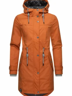 Peak Time Jacken & Westen*Damen Regenjacke - L60042 braun uni