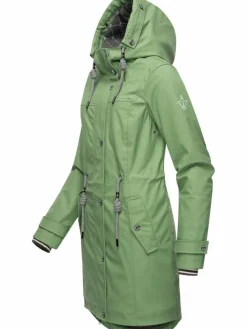 Peak Time Jacken & Westen*Damen Regenjacke - L60042 grün uni