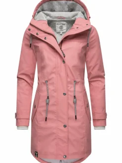 Peak Time Jacken & Westen*Damen Regenjacke - L60042 altrosa uni