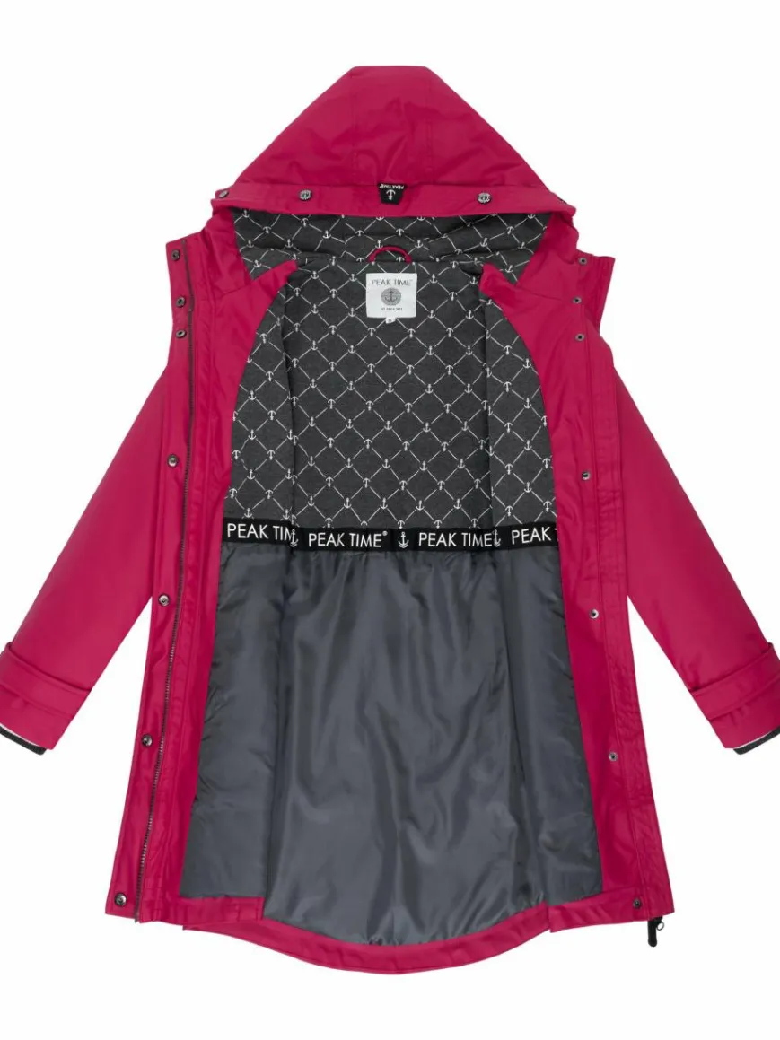Peak Time Jacken & Westen*Damen Regenjacke - L60042 pink uni