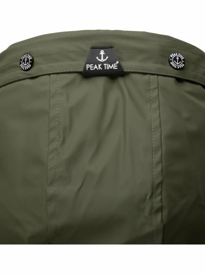 Peak Time Jacken & Westen*Damen Regenjacke - L60042 oliv uni