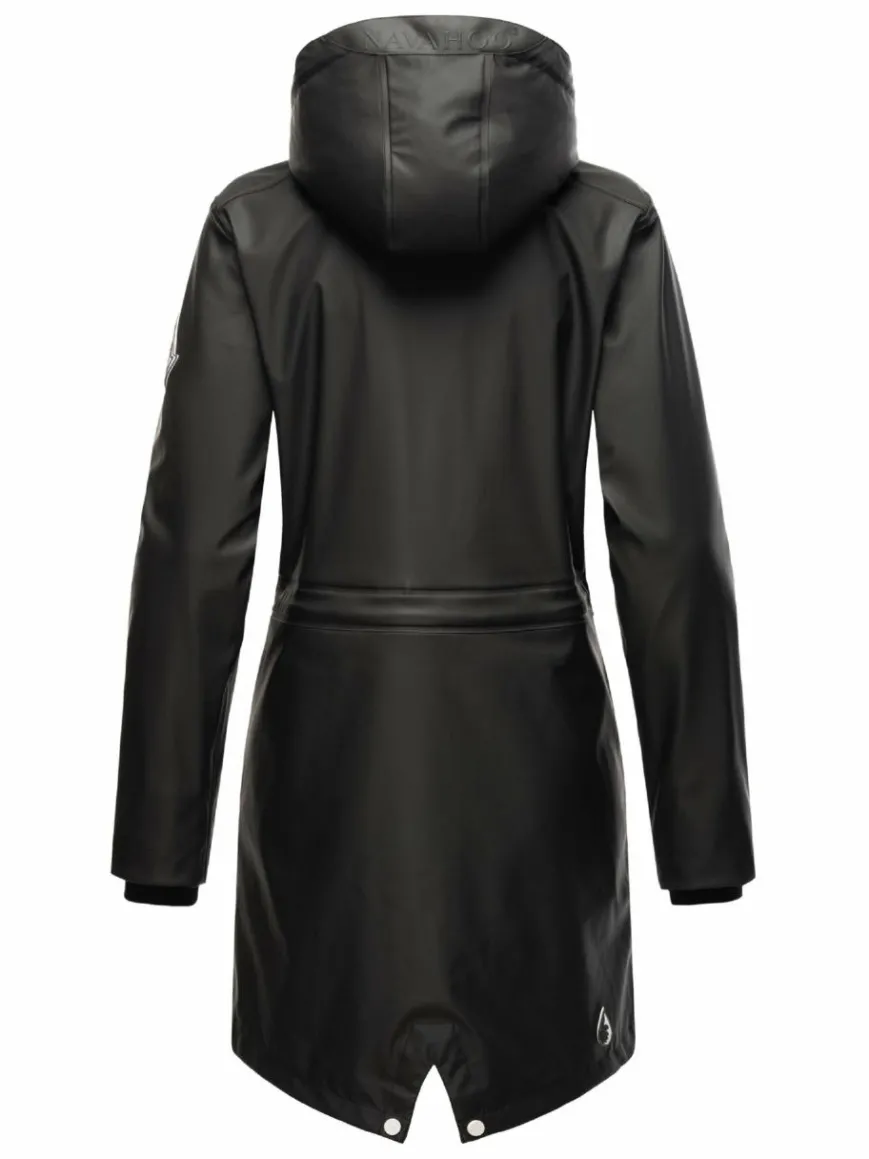 Navahoo Jacken & Westen*Damen Regenjacke - Tropical Storm OO schwarz uni