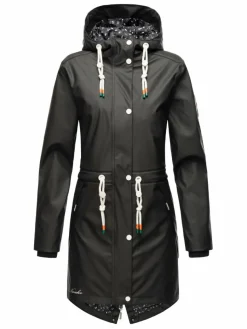 Navahoo Jacken & Westen*Damen Regenjacke - Tropical Storm OO schwarz uni