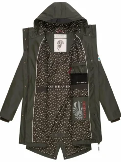 Navahoo Jacken & Westen*Damen Regenjacke - Tropical Storm OO oliv uni