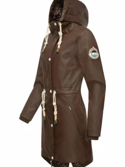 Navahoo Jacken & Westen*Damen Regenjacke - Tropical Storm OO schoko uni