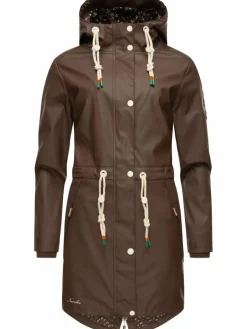 Navahoo Jacken & Westen*Damen Regenjacke - Tropical Storm OO schoko uni