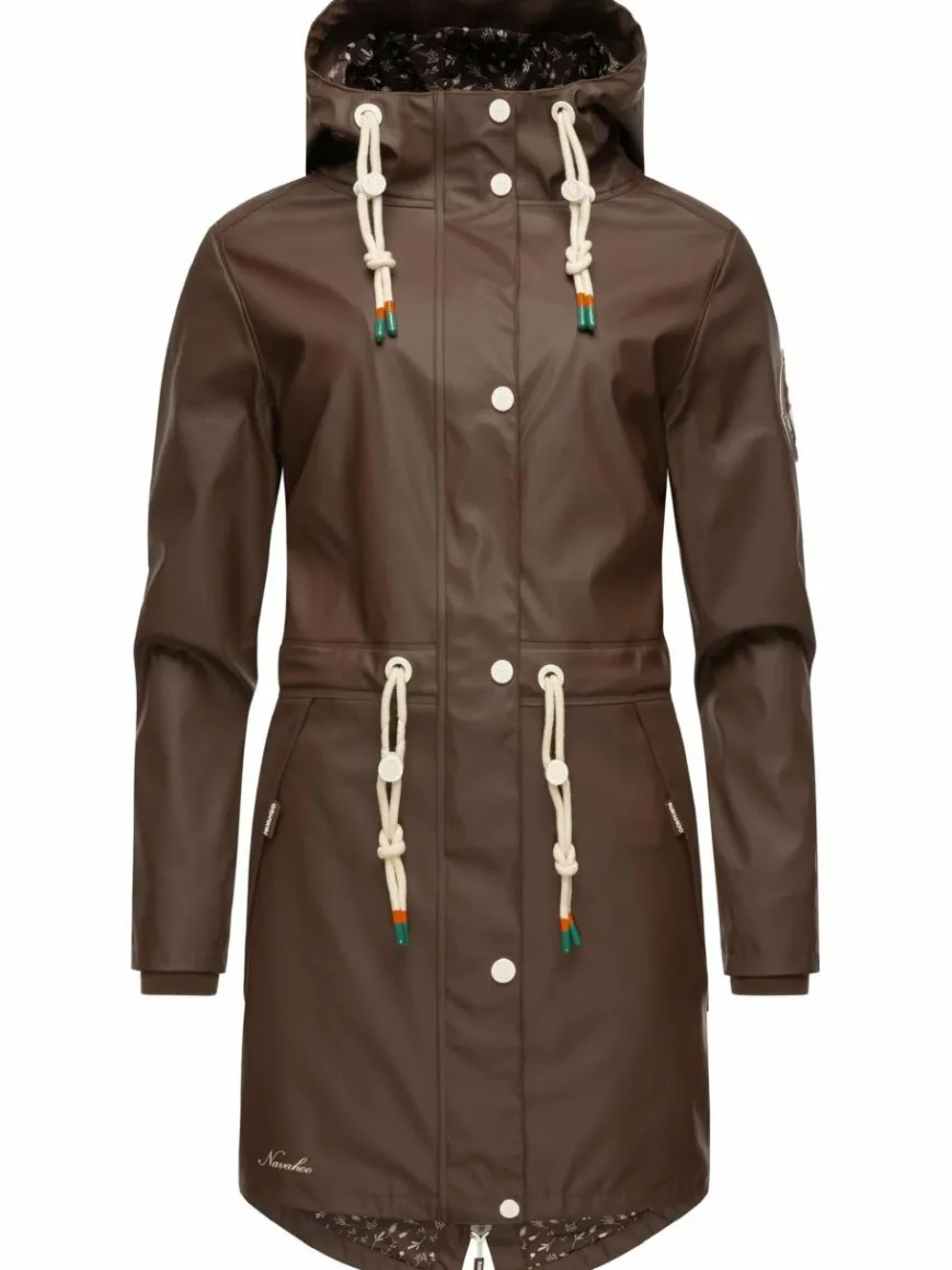 Navahoo Jacken & Westen*Damen Regenjacke - Tropical Storm OO schoko uni