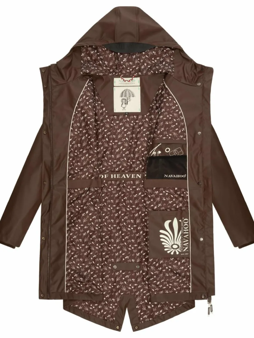 Navahoo Jacken & Westen*Damen Regenjacke - Tropical Storm OO schoko uni