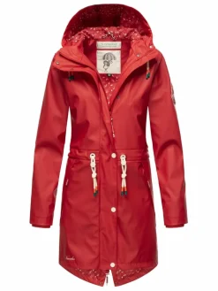 Navahoo Jacken & Westen*Damen Regenjacke - Tropical Storm OO rot uni