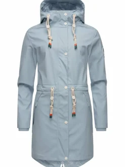 Navahoo Jacken & Westen*Damen Regenjacke - Tropical Storm OO blau uni