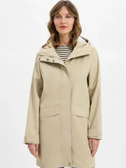 Didriksons Jacken & Westen*Damen Regenparka - Elly beige uni