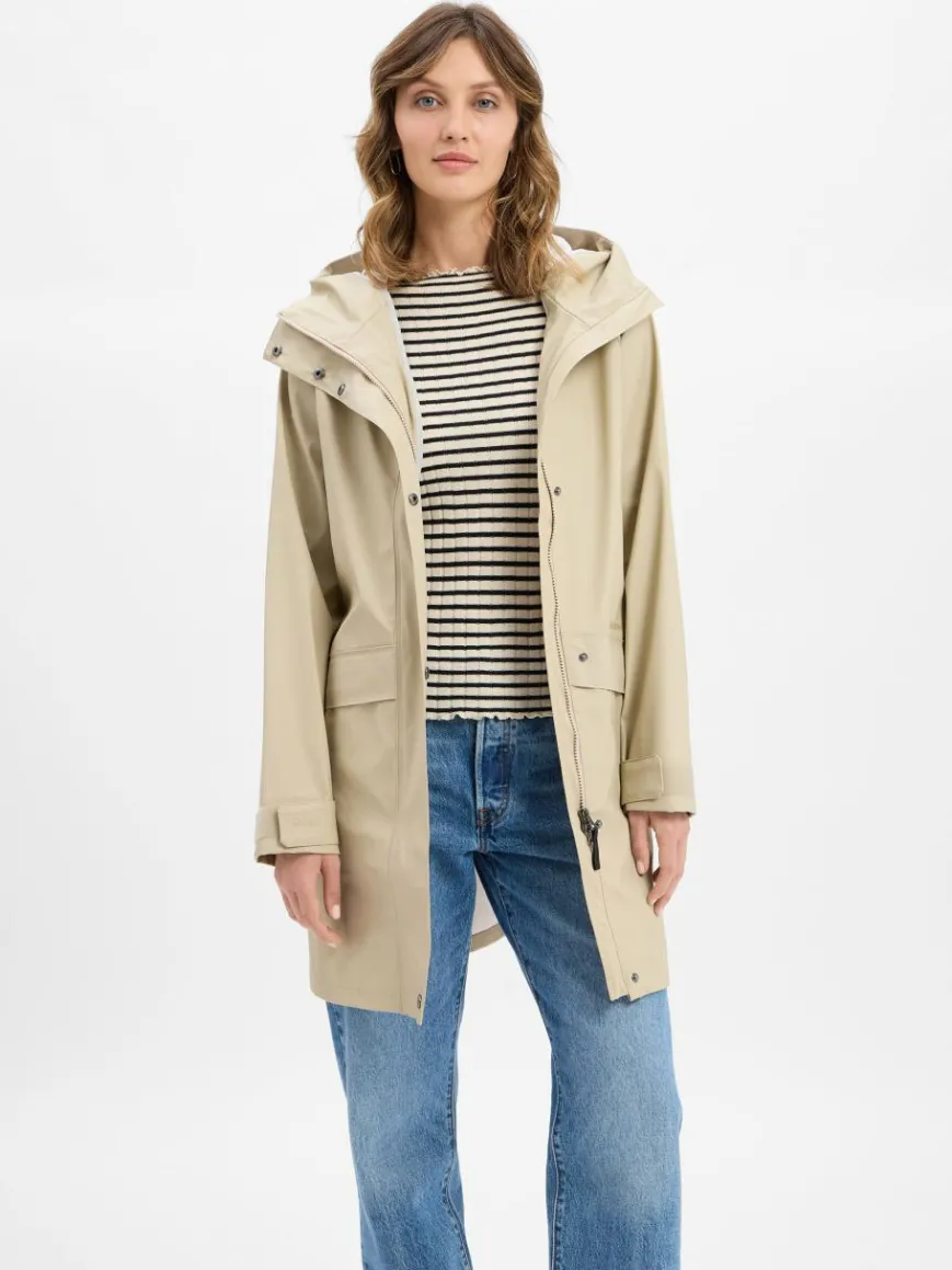 Didriksons Jacken & Westen*Damen Regenparka - Elly beige uni