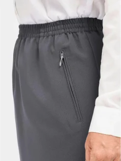 Goldner Röcke*Damen Reiseschlupfrock - Knitterfreier Reiseschlupfrock grau uni