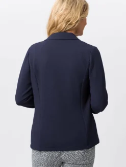 Frank Walder Blazer*Damen Reversblazer marine blau uni