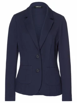 Frank Walder Blazer*Damen Reversblazer marine blau uni