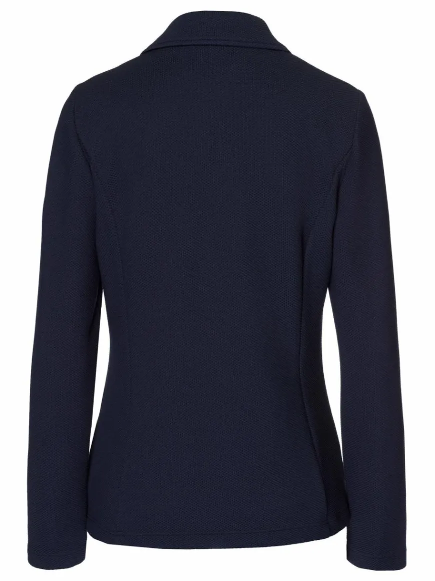 Frank Walder Blazer*Damen Reversblazer marine blau uni