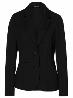 Frank Walder Blazer*Damen Reversblazer schwarz uni