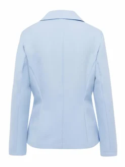 Frank Walder Blazer*Damen Reversblazer hellblau blau uni