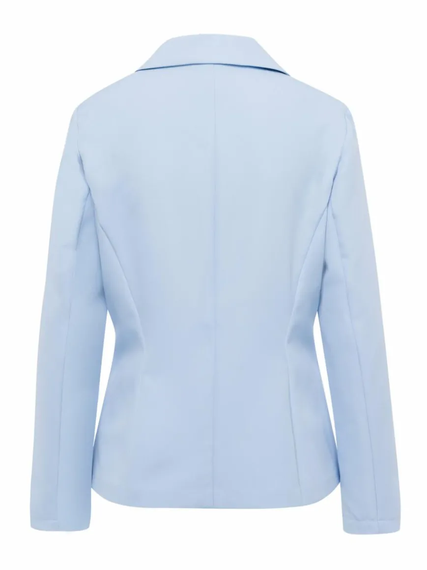 Frank Walder Blazer*Damen Reversblazer hellblau blau uni