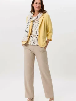 Frank Walder Blazer*Damen Reversblazer gelb uni