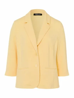 Frank Walder Blazer*Damen Reversblazer gelb uni