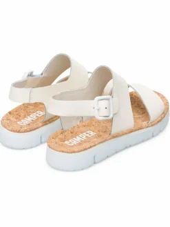 Camper Sandalen & Sandaletten*Damen Riemchensandalen - Oruga beige uni