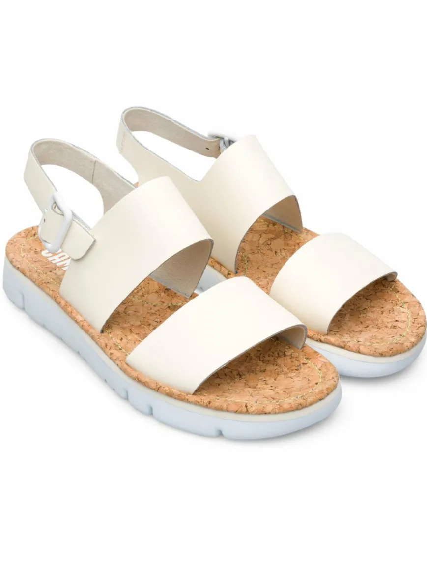 Camper Sandalen & Sandaletten*Damen Riemchensandalen - Oruga beige uni