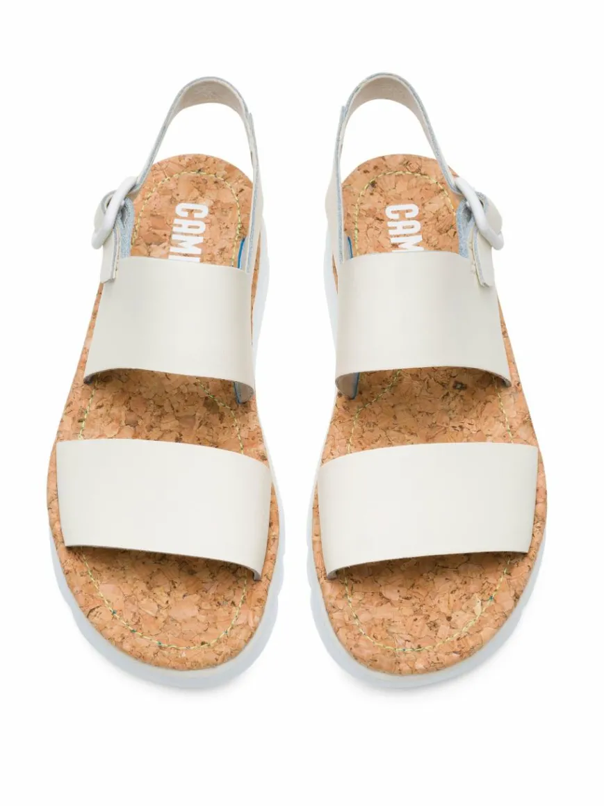 Camper Sandalen & Sandaletten*Damen Riemchensandalen - Oruga beige uni