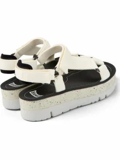 Camper Sandalen & Sandaletten*Damen Riemchensandalen - Oruga Up weiß uni