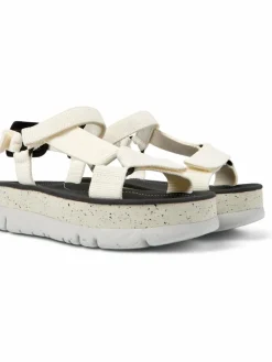 Camper Sandalen & Sandaletten*Damen Riemchensandalen - Oruga Up weiß uni