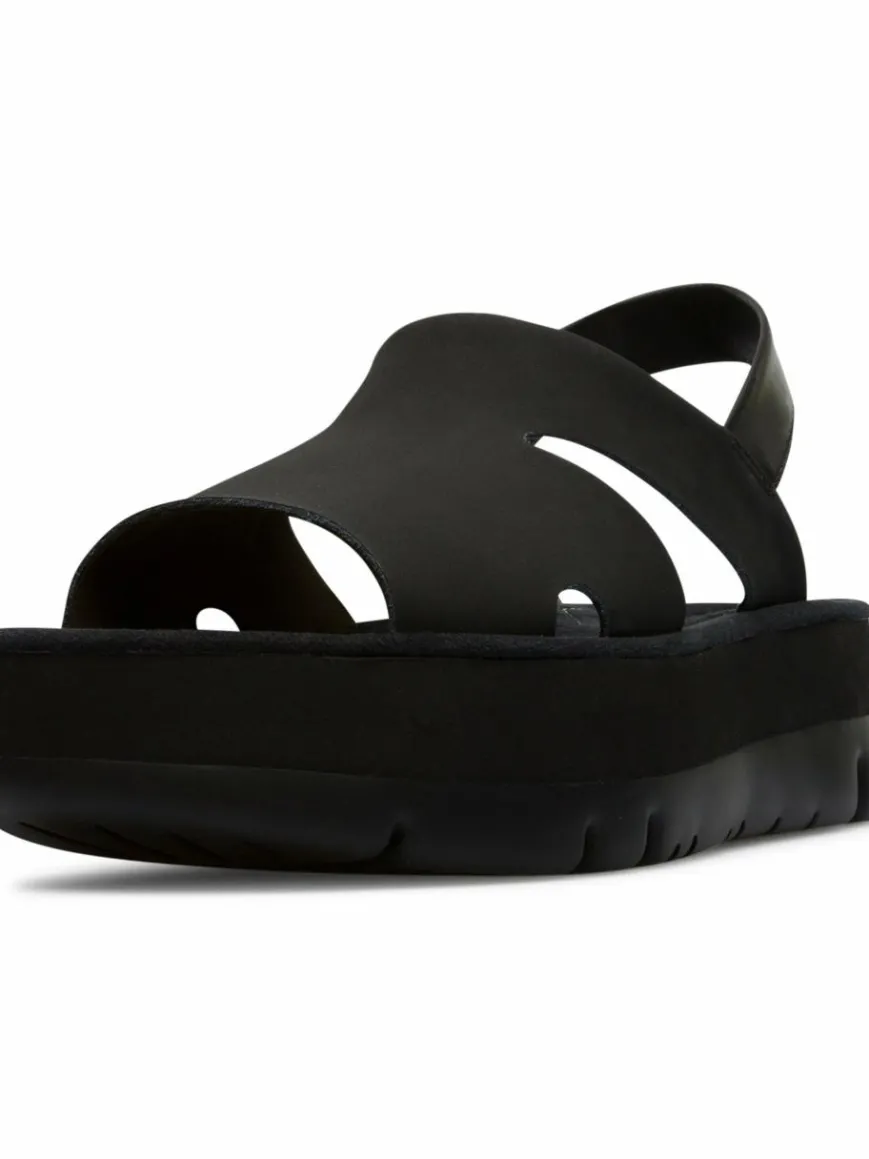 Camper Sandalen & Sandaletten*Damen Riemchensandalen - Oruga Up schwarz uni