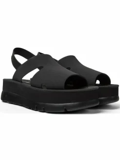 Camper Sandalen & Sandaletten*Damen Riemchensandalen - Oruga Up schwarz uni