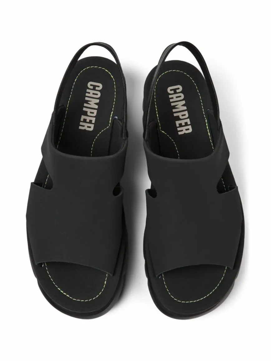 Camper Sandalen & Sandaletten*Damen Riemchensandalen - Oruga Up schwarz uni