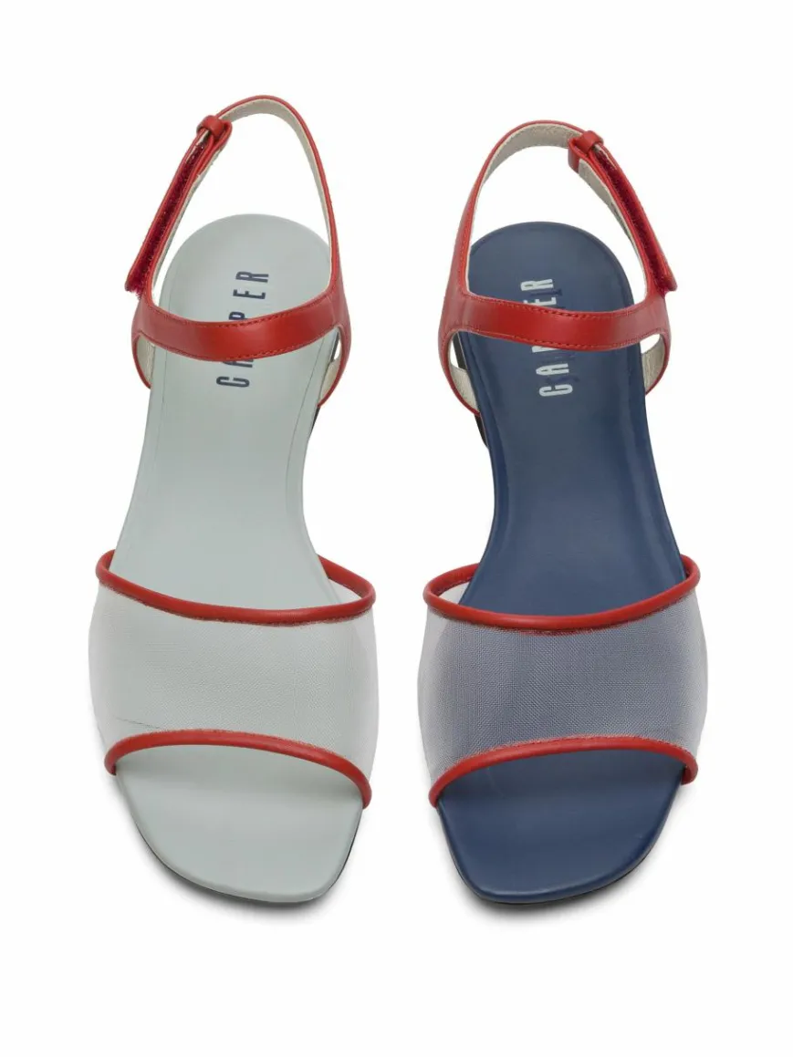 Camper Sandalen & Sandaletten*Damen Riemchensandalen - Twins rot uni