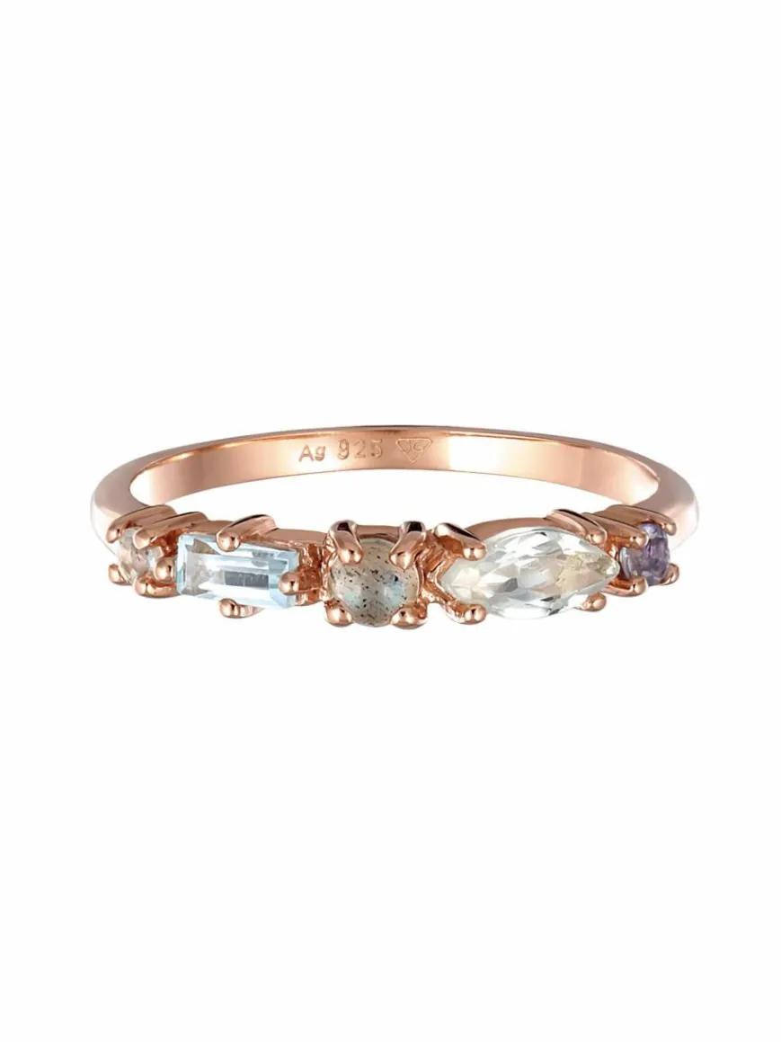 Elli PREMIUM Schmuck*Damen Ring roségold uni