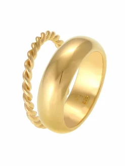 Elli PREMIUM Schmuck*Damen Ring gold uni