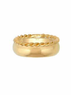 Elli PREMIUM Schmuck*Damen Ring gold uni