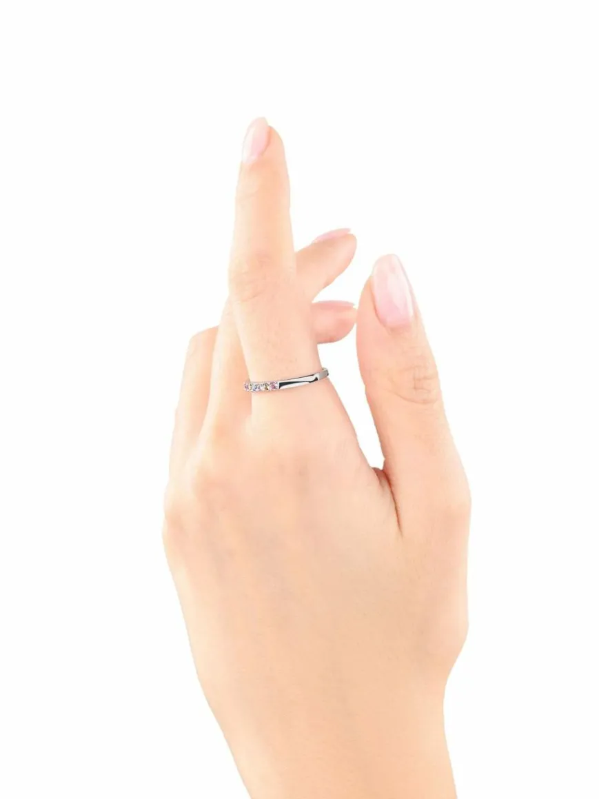 s.Oliver Schmuck*Damen Ring rosa uni