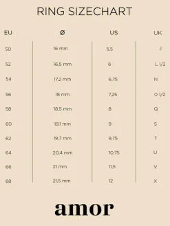amor Schmuck*Damen Ring weiß uni