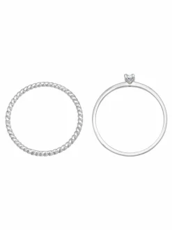 Elli Diamonds Schmuck*Damen Ring silber uni