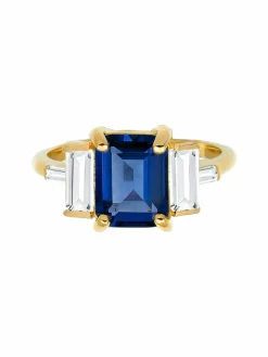Elli PREMIUM Schmuck*Damen Ring blau uni