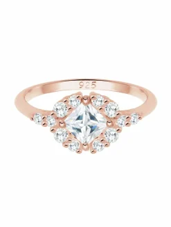 Elli PREMIUM Schmuck*Damen Ring roségold uni