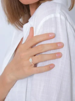 Elli PREMIUM Schmuck*Damen Ring roségold uni