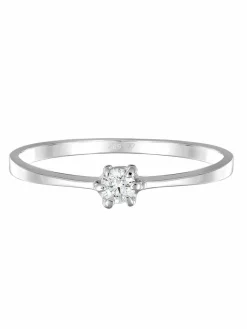 Elli Diamonds Schmuck*Damen Ring silber uni
