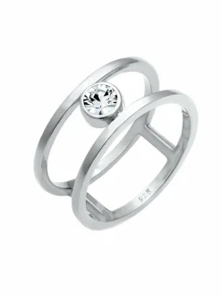 Elli PREMIUM Schmuck*Damen Ring silber uni